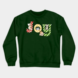 Happy Merry Cat Christmas Crewneck Sweatshirt